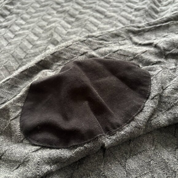 Tasso Elba Grey Herringbone Sweater Size L - Picture 5 of 5